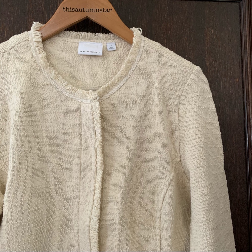Anthropologie NWT Ett Twa Bardot Moto Jacket Blazer NEW - Picture 7 of 13